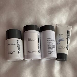 Dermalogica 4 Piece Set Daily Microfoliant Precleanse Active Moist Mini Travel